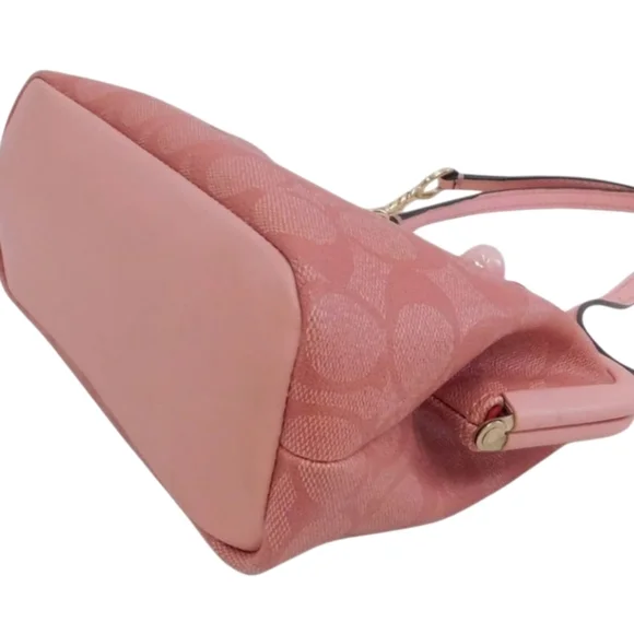 Authentic Coach Nora Kisslock Crossbody In Candy Pink Colorway Unused W/ COA - Picture 6 of 17